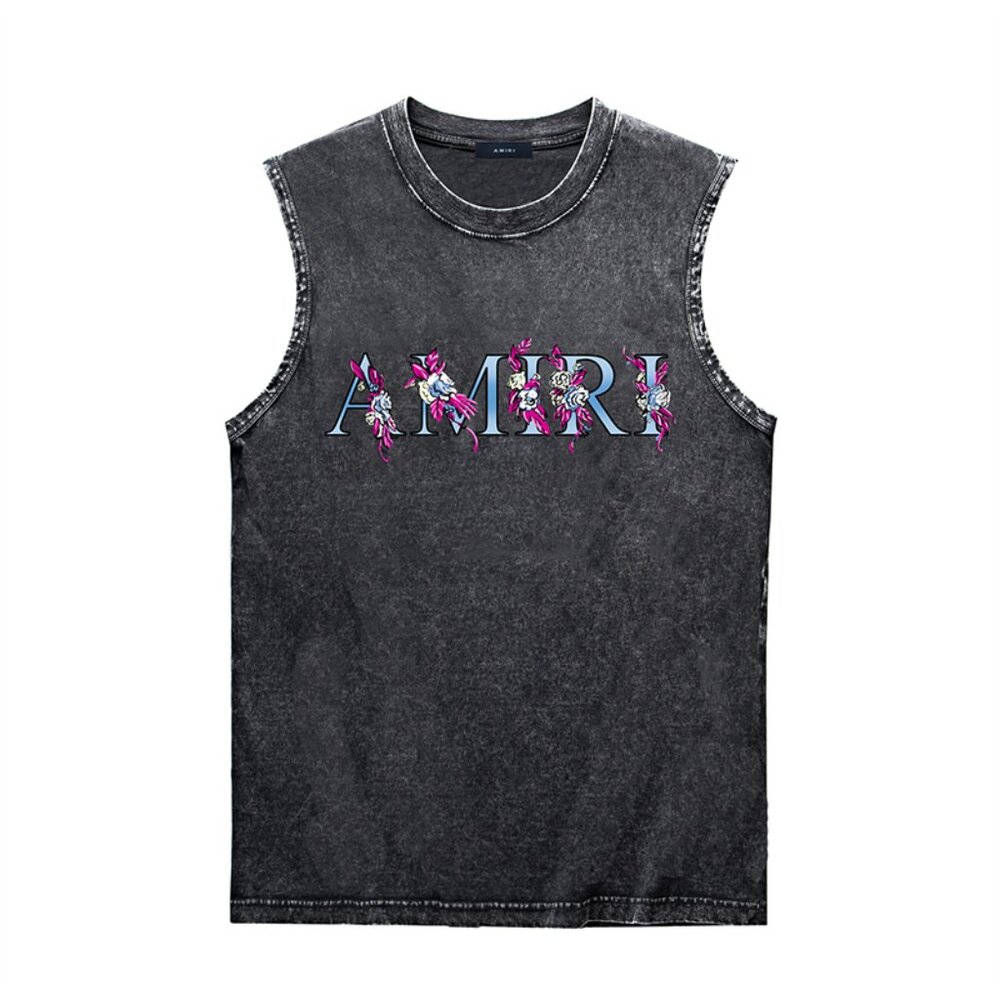 Amiri Vintage Floral Sleeveless Tee Vest